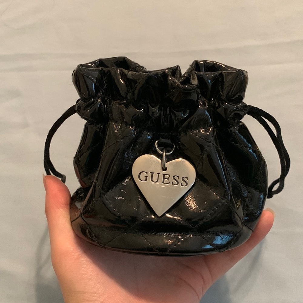 Guess Patent Leather Jewelry / Watch Travel Pouch
